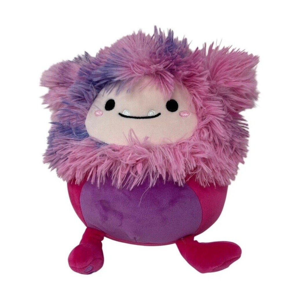 Squishmallows Plush Woxie Bigfoot 10" Pink Kawaii Fairycore Monster